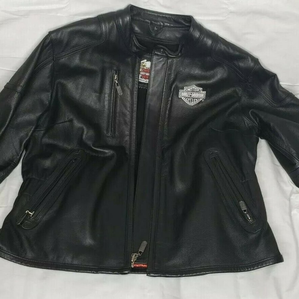 Womens Harley Davidson Leather Jacket w/Liner